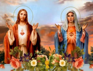 DIY 5D Diamond Painting Kit Virgin Mary Full Drill Religious Picture 12x16'' #14 - Picture 1 of 6