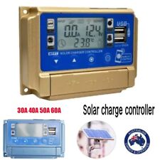 30/50/60A MPPT Bluetooth Solar Charge Controller Charger 12V 24V Lithium Battery