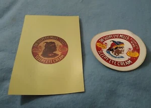 Rare Sleepy Eye Mills, Patent Flour Label, Sleepy Eye Cream & a Flyer  - Bild 1 von 4