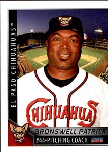 2015 El Paso Chihuahuas Choice #31 Bronswell Patrick Mission Viejo California CA