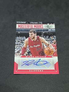 Blake Griffin 2012 Limited "Masterful Marks" Autograph Auto Serial #/49 