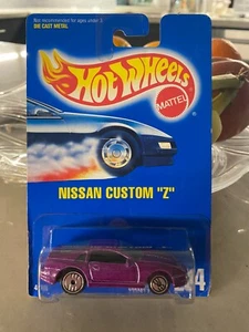 1991 Hot Wheels Blue Card #234 NISSAN CUSTOM "Z" Purple w/Chrome UH Sp-Variation - Picture 1 of 1