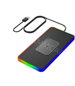 Car Dashboard Wireless Cell Phone Charger Fast Charging Silicone Non-slip Mat - Picture 1 of 12