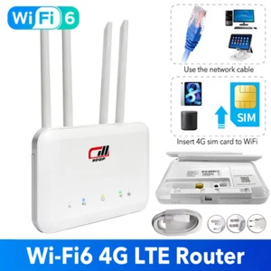 300Mbps WiFi 4G LTE WiFi Modem Router Wireless Internet Router SIM Slot 4Antenna - Picture 1 of 18
