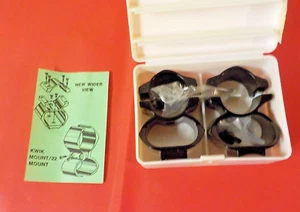 Kwik-Site See-Thru Zielfernrohrhalterung KS-77 für Ruger M77 - schwarz glänzend, 1" Ringe - Bild 1 von 3