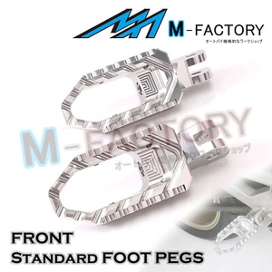 CNC Front Wide Touring Footpegs For Yamaha FZ600 S Fazer 1998-2003 XJR 400 R SP - Picture 1 of 8