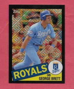2020 Topps 85TC-21 George Brett 35th Anniversary Refractor Black #ed Parallel - Picture 1 of 2