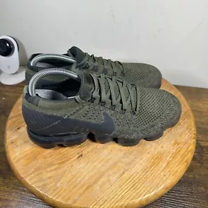 Nike Air Vapormax Flyknit FK Cargo Khaki Green Shoes Men's Size 8.5 849558-300 - Picture 1 of 8