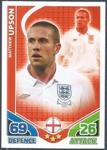 TOPPS MATCH ATTAX WORLD CUP 2010-ENGLAND-MATTHEW UPSON - Picture 1 of 1