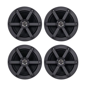 JVC CSMS620 6.5" 100 Watt Max Marine Black Speakers (QTY 4, Bulk Packaging) - Picture 1 of 3