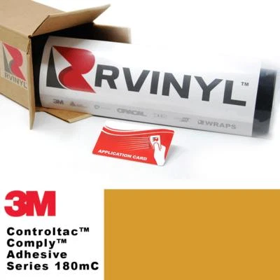 3M 180mC Controltac урожая золото 105 виниловая пленка надежном знак Craft этикетка лист рулон - Изображение 1 из 4