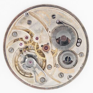 Movimiento Reloj Bolsillo Antiguo Gruen Calibre V4 17 Joyas 6 Ajustes, Funciona - Imagen 1 de 4
