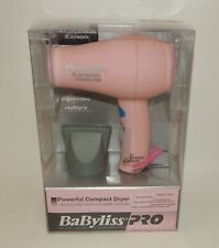 BaByliss Pro Powerful Compact Porcelain Ceramic Pink Hair Dryer NIB NRFB