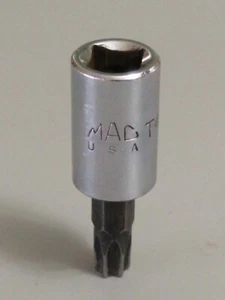 MAC Tools T45, 3/8" Socket Driven, T45 TORX Bit. - Imagen 1 de 12