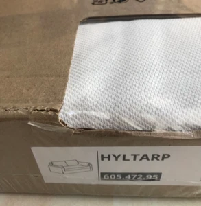 Ikea Hyltarp Set Copridivano 2 Posti Hallarp Bianco 605.472.95 NUOVO/SIGILLATO - Foto 1 di 4
