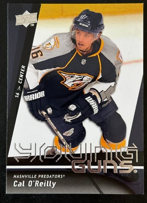 Cal O'Reilly 2009-10 Upper Deck Series 1 Young Guns #233 Nashville Predators - Image 1 of 2