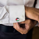  1 Pair Sleeve Cufflink Palestine Flag Cufflink Male Shirts Button Suit Stud