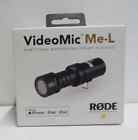 Rode VideoMic ME-L Directional Microphone for iOS - Black -