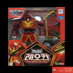 Geo Mecha Beast Guardian MINI LEO KHAN 01 Red Lion Transforming Robot Young Toys - Picture 1 of 7