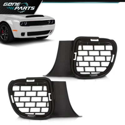 Cubierta de luz antiniebla izquierda+derecha apta para Dodge Challenger 2015-2023 Foto 1 de 4