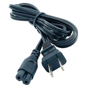 2-poliges Netzkabel Kabel Figur - 8 Stecker Laptop TV Monitor One S PS4 PS3 PS2 USA - Bild 1 von 5