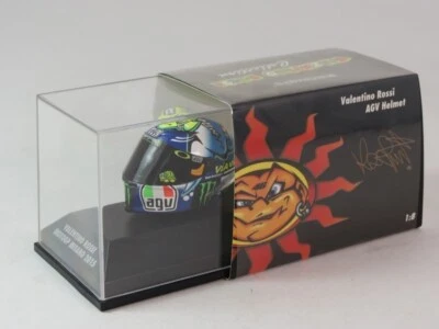 Minichamps Valentino Rossi AGV Helmet MotoGP Misano 2015 1/8 398150096 - Image 1 of 4