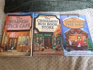 The Pumpkin Spice Cafe Books 1 2 & 3 By Laurie Gilmore Dream harbour series - Picture 1 of 4