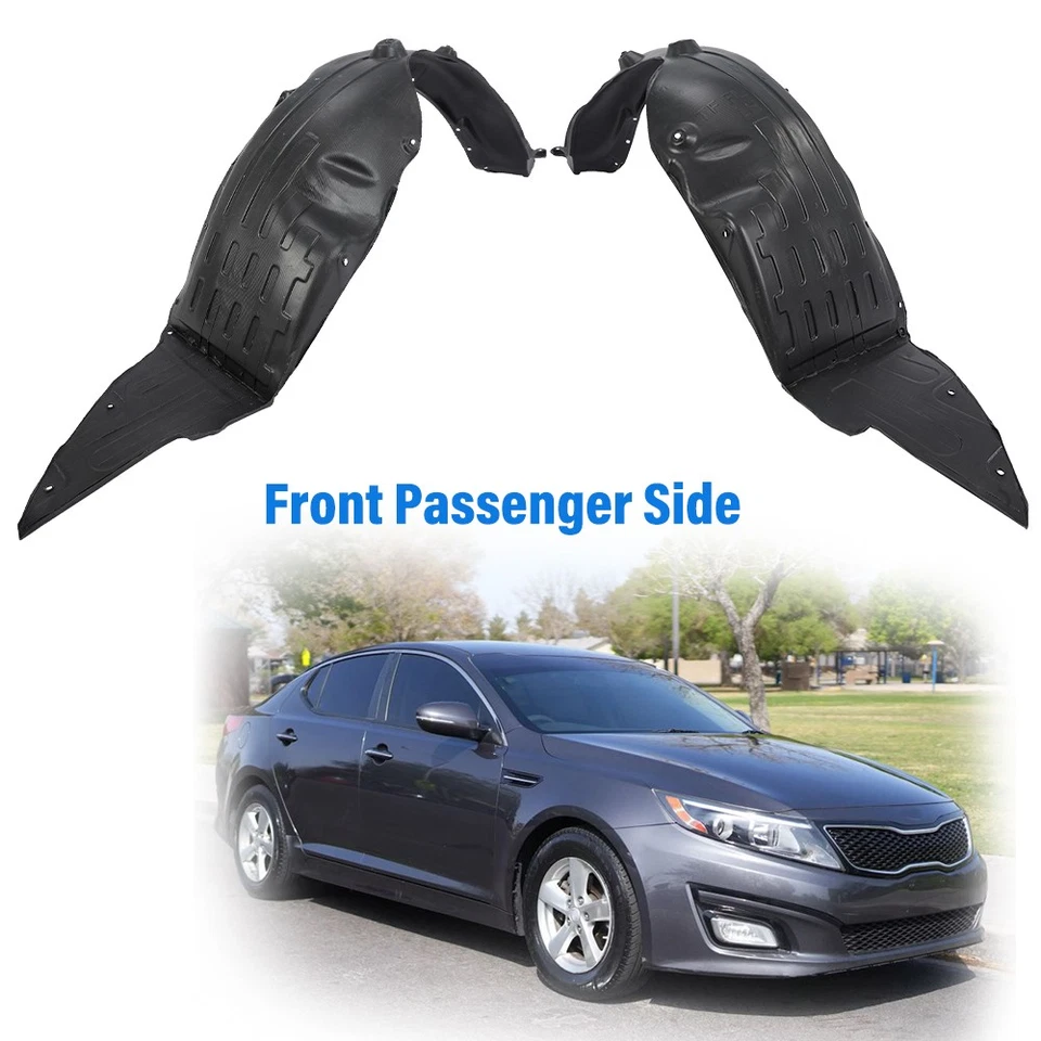 Front Left & Right Side Splash Guards For Kia Optima 2014 2015 Replacement Foto 1 de 4