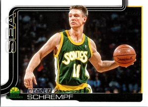 2025 Topps Basketball NBA Flagship Detlef Schrempf #270 Seattle SuperSonics  - Picture 1 of 2