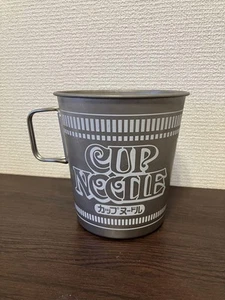 Snow Peak Nissin Collaboration Cup Noodle Titanium Cooker 800ml Used Japan - Picture 1 of 4