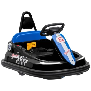HOMCOM 6V Kids Bumper Car, 360° Rotation Waltz Car w/ 2 Speeds - Black - Picture 1 of 11