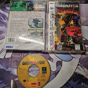 Gungriffon SEGA Saturn US Version Complete Box CIB Manual Reg Card Works Great