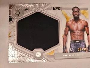 WILLIAM GOMIS 2024 TOPPS ROYALTY UFC #RJR-17 ROOKIE JUMBO PATCH RC 26/99 - Picture 1 of 2
