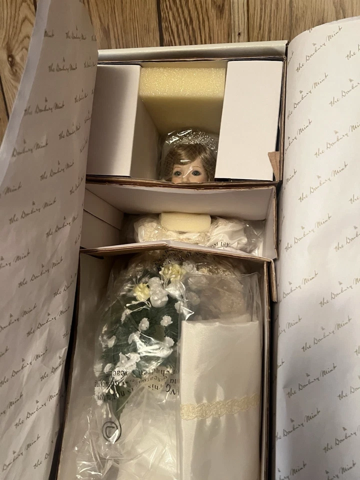 Prince Charles and Princess Diana of Wales 12" Wedding Dolls Set Vintage 1982 - Image 1 of 2