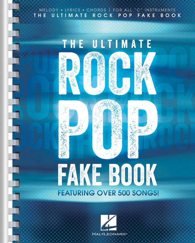 Ultimate Rock Pop Fake Book C Piano Keyboard Guitar Chords 539 Songs Sheet Music - Image 1 of 1