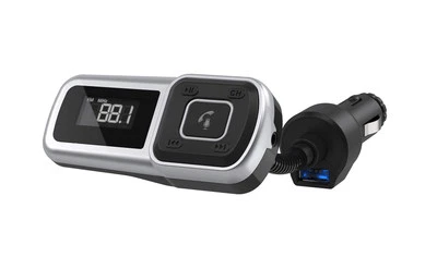 Bluetooth Car Kit Wireless Audio Adapter with Fast Charging and Remote Control - Image 1 of 4