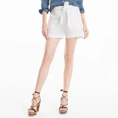 NOVO shorts White House Black Market 4 polegadas com cinto tamanho 10 feminino casual verão - Imagem 1 de 4