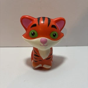 Squishy Toy Tiger Jungle Cat Animal Soft Foam Squeeze Orange Stripes Anti-Stress - Picture 1 of 6