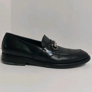Salvatore Ferragamo Schuhe 10 D Halbschuh schwarz Leder GANCINI Logo Pferdegebiss - Bild 1 von 12