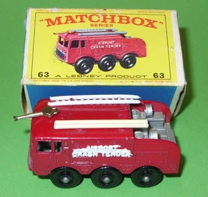 Matchbox / 63b Alvis Airport Crash Tender in Type F Box - Picture 1 of 12