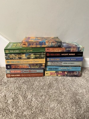 13 Xanth Books Set, Paperback Piers Anthony Lot - Image 1 of 3