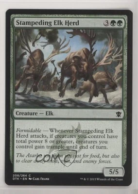 Stampeding Elk Herd Magic: Dragons of Tarkir DTK #208 - Image 1 of 2