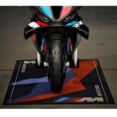 "Alfombra de garaje para taller de motocicletas motobicicletas para BMW Sport 87X32""" Foto 1 de 4