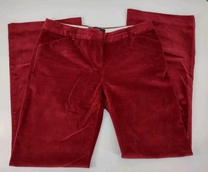 Body by Victoria the Christie Fit Pants Size 6 Red Velvet Bootcut Pockets EUC - Picture 1 of 9