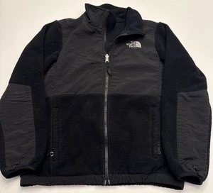 THE NORTH FACE Fleece Youth L 14-16 Boys Denali Polartec Full Zip Jacket Black - Picture 1 of 10