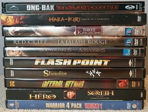 Asian Martial Arts DVD Lot - Ong-Bak Steelbook, Hara-Kiri - 10 Movies collection - Picture 1 of 16