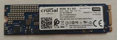 Crucial MX300 1 TB M.2-2280 SATA Solid State Drive - Wiped & NTFS Formatted - Image 1 of 2