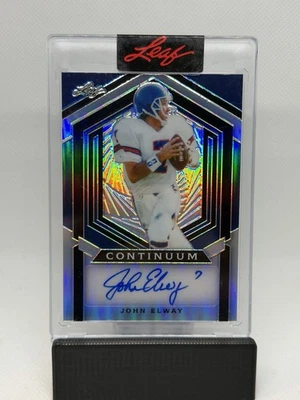 2023 Leaf Continuum John Elway Autograph /23 #MC-198 | Denver Broncos - Image 1 of 2