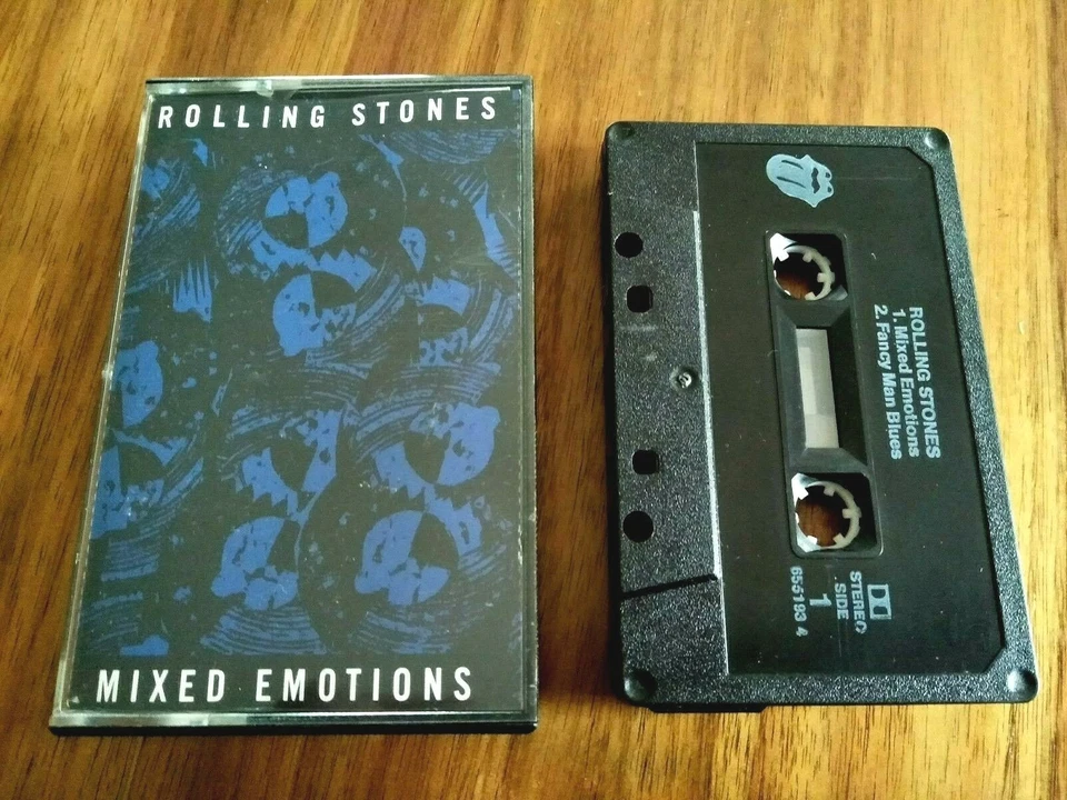 THE ROLLING STONES MIXED EMOTIONS CASSINGLE SINGLE CASSETTE TAPE   - Image 1 of 1