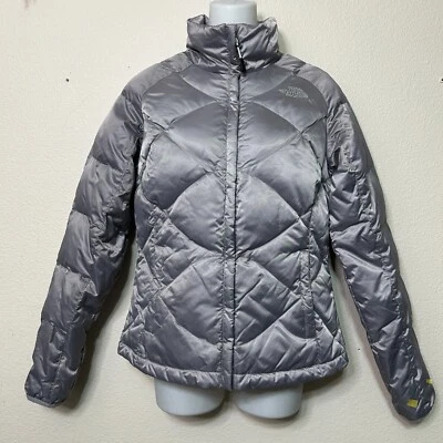 THE NORTH FACE Puffer Jacket Silver Goose Down 550 Fill Quilted Small 3365 - Image 1 of 4
